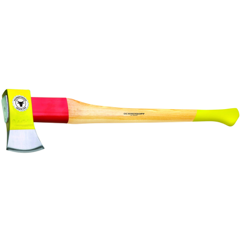 OCHSENKOPF - OX 648 H-2508 SPALT-FIX-Axt (80 cm Hickory-Stiel, 2500 g, Rotband-Plus, Schneidenschutz, nachschleifbar)