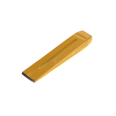 Ochsenkopf - OX 40-2000 Stahl-Spaltkeil mit Führungsnut, nachschleifbar, 250 mm Länge, 53 mm Breite, 2 kg