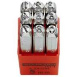 Facom - 0 → 9 Schlagstempel Set (5mm x 10mm, 9-teilig, 75mm Länge)