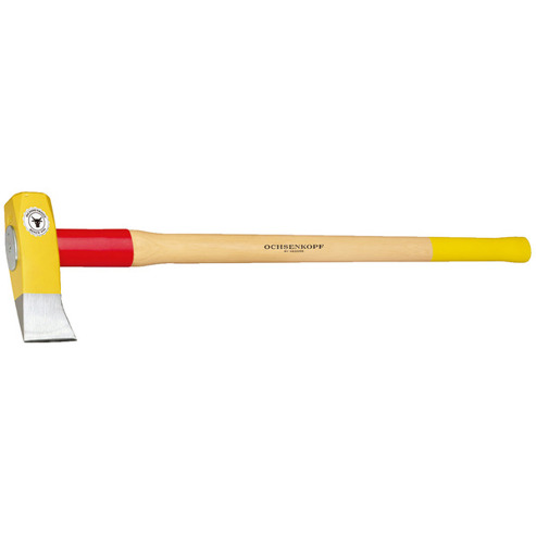 Ochsenkopf - OX 638 H-3509 Holzspalthammer 80mm Schneidenschutz - Hickory Stiel - Profi-Einsatz