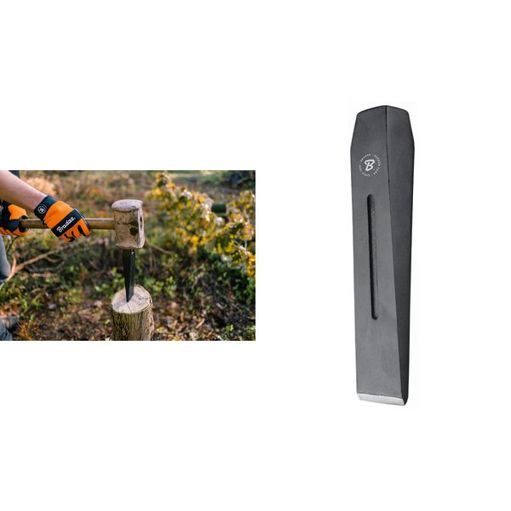 Bradas - 60030166 Spaltkeil aus gehärtetem Stahl 1,5 kg - grau