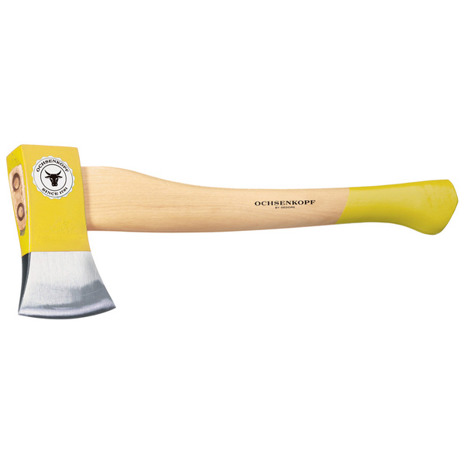 Ochsenkopf - 1250g Spaltaxt Kopf 500mm mit Hickorystiel i.Knauf-Form