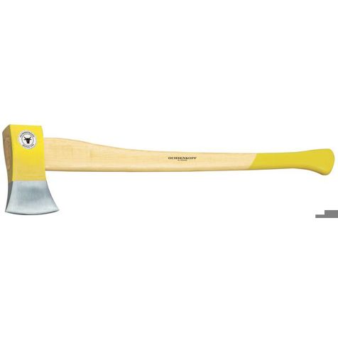 Ochsenkopf - OX 248 E-2501 Spalt-Fix-Axt – Eschenstiel, 2500 g, 115 mm Schneidenbreite, Profi-Einsatz geeignet