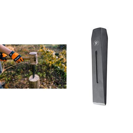 Bradas - 60030168 Spaltkeil aus gehärtetem Stahl 2,5 kg - grau