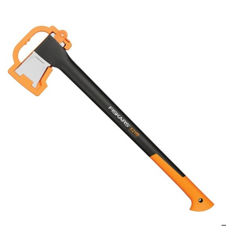 Fiskars - 1015642 Spaltaxt - 1 Stück, Schwarz/Gelb, Stahl, 709 mm, 1600 g, mit Aufhängerloch & Schutzkappe
